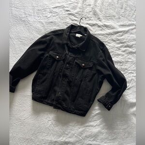 Princess Polly Black Jean Jacket